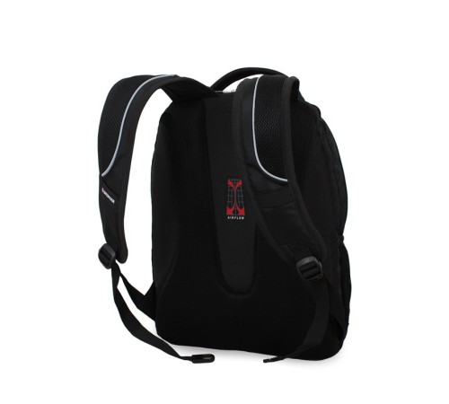 Рюкзак WENGER, 15”, черный/красный, полиэстер 900D/М2 добби, 34x19x46 см, 30 л