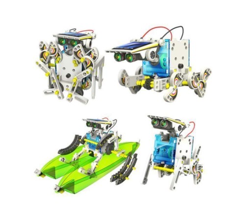 Конструктор на солнечных батареях Cute Sunlight Solar Robot 13 в 1