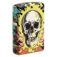 Зажигалка ZIPPO Skull Design с покрытием Glow In The Dark Green,латунь/сталь,разноцветная38x13x57 мм