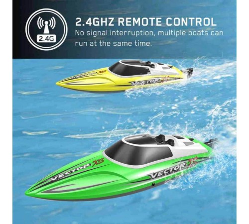 Радиоуправляемый катер Volantex RC Vector S чёрный Brushless 2.4G LiPo RTR