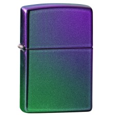 Зажигалка ZIPPO Classic с покрытием Iridescent, латунь/сталь, фиолетовая, матовая, 38x13x57 мм