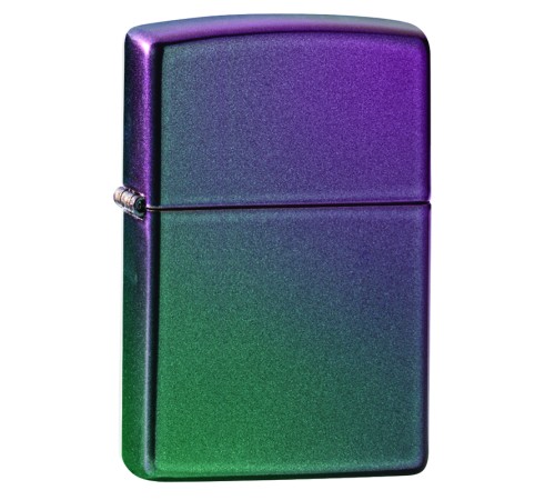 Зажигалка ZIPPO Classic с покрытием Iridescent, латунь/сталь, фиолетовая, матовая, 38x13x57 мм