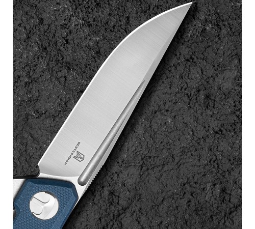 Нож Bestechman Mini Dundee сталь D2, рукоять G10 серая