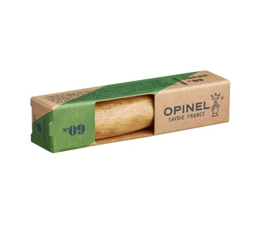Нож Opinel №9, нержавеющая сталь, дубовая рукоять в картонной коробке 002424