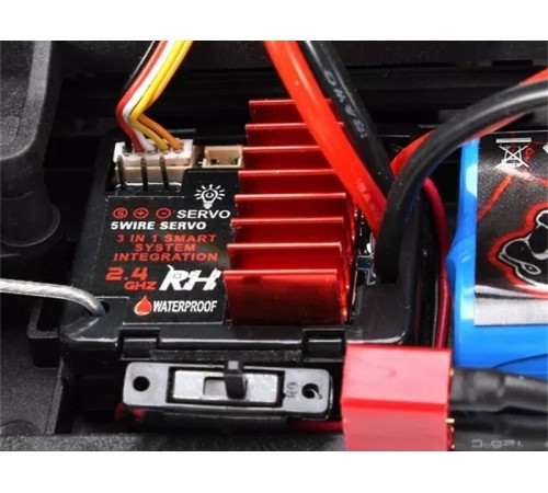 Радиоуправляемый монстр Remo Hobby SMAX (синий) 4WD 2.4G 1/16 RTR