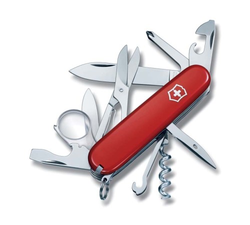 Нож перочинный VICTORINOX Explorer, 91 мм, 16 функций, красный