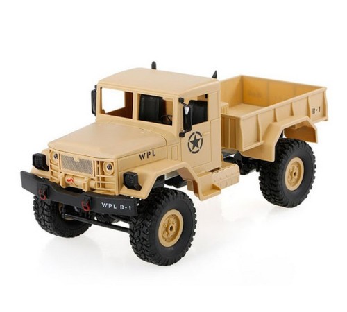 Радиоуправляемая машина WPL B-14R военный грузовик (песочный) 1/16 2.4G RTR
