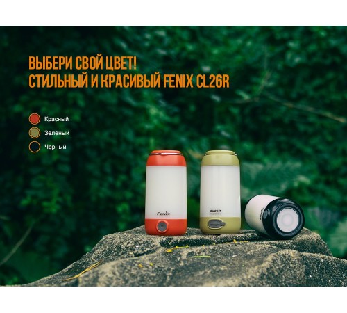 Фонарь Fenix CL26R черный, CL26Rb