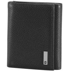 Портмоне VICTORINOX Altius 3.0 Athens, чёрное, натуральная тиснёная кожа наппа, 9x3x10 см