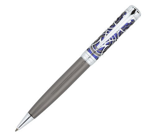 Ручка шариковая Pierre Cardin L'ESPRIT, цвет - пушечная сталь/синий. Упаковка L.