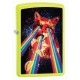 Зажигалка ZIPPO Classic с покрытием Neon Yellow, латунь/сталь, жёлтая, глянцевая, 36x12x56 мм