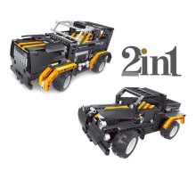 Р/У конструктор Qihui Mechanical Master 2 в 1 Джип и Пикап (509 деталей)