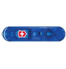 Передняя накладка для ножей VICTORINOX SwissLite 58 мм, пластиковая, полупрозрачная синяя
