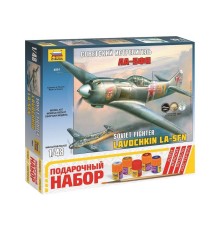 Сборная модель ZVEZDA Советский истребитель Ла-5ФН, подарочный набор, 1/48