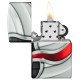 Зажигалка Zippo Flame Design с покрытием White Matte, латунь/сталь, белая, матовая, 38x13x57 мм