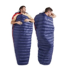 Мешок спальный Naturehike CW300 NH18S300-D из гусинного пуха голубой, 6927595761373