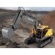 Радиоуправляемый экскаватор Double Eagle Volvo EC160E 1:16 2.4G, ковш