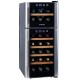 Винный шкаф двухзонный Cavanova CV021-2TNS