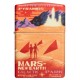 Зажигалка ZIPPO Mars Design с покрытием 540 Matte, латунь/сталь, красная, матовая, 38x13x57 мм