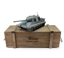 Радиоуправляемый танк Torro Jagdtiger, башня Henschel 1/16 дым (для ИК боя) V3.0 2.4G RTR