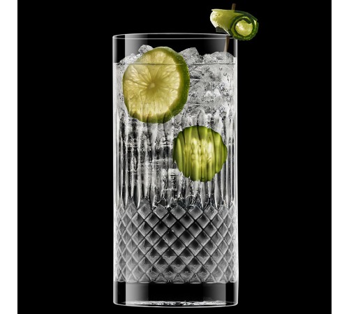 Бокалы для воды и коктейлей Luigi Bormioli Diamante 4 шт.