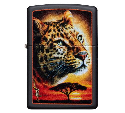 Зажигалка ZIPPO Mazzi® с покрытием Black Matte, латунь/сталь, чёрная, матовая, 38x13x57 мм