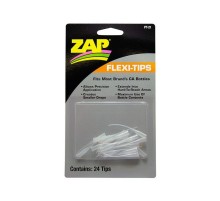 Наконечники ZAP Flexi Tips для бутылочек, отрезать после застывания, 24шт./уп. (bag)