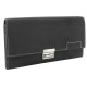 Портмоне WENGER Wildspitz, черный, кожа нубук, 17,5×3×9,5 см