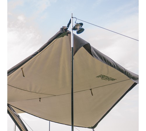 Стойки для тента Naturehike NH22PJ040 алюминиевый сплав 1,7-2.0 м, 4 секции (2шт), цвет черный, 6927595708712