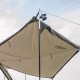 Стойки для тента Naturehike NH22PJ040 алюминиевый сплав 1,7-2.0 м, 4 секции (2шт), цвет черный, 6927595708712