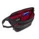 Сумка на пояс SWISSGEAR, черная, полиэстер с плетением рип-стоп, 38 x 5 x 15 см