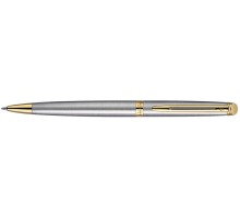 Шариковая ручка Waterman Hemisphere Essential Stainless Steel GT. Детали дизайна - позолота 23К