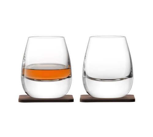 Набор для виски с деревянными подставками Lsa International Islay Whisky