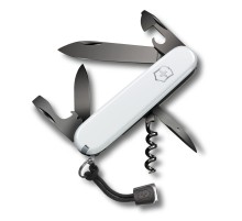 Нож перочинный VICTORINOX Spartan PS, 91 мм, 13 функций, белый, со шнурком в комплекте