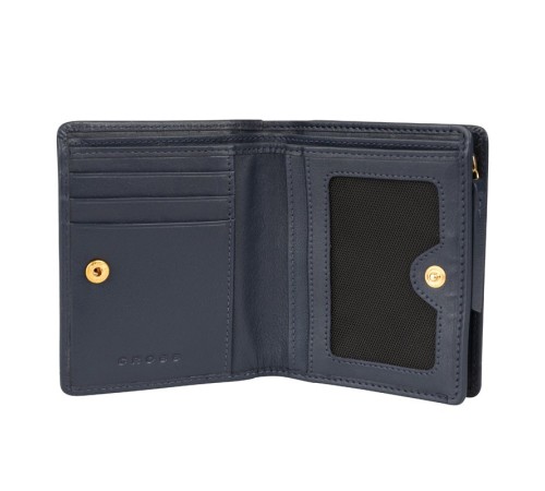 Кошелёк Cross Monaco Navy, кожа наппа, гладкая, цвет тёмно-синий, 11 x 9 x 2,5 см
