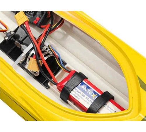 Радиоуправляемый катер Volantex RC Vector SR65 желтый Brushless 2.4G LiPo RTR