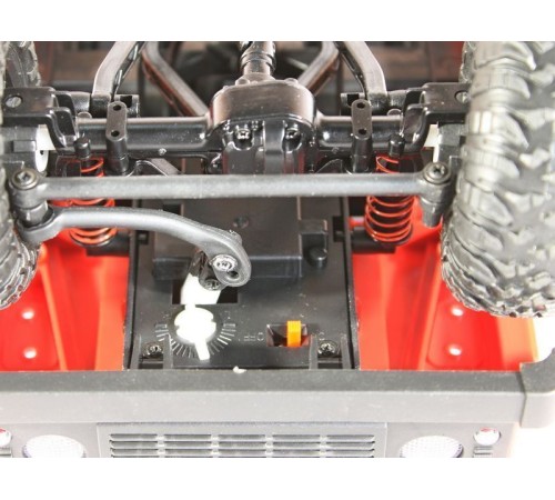 Радиоуправляемая машина MN MODEL английский внедорожник Defender (красный) 4WD 2.4G 1/12 RTR