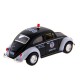 Машина Kinsmart  Volkswagen Classical Beetle (Police) инерция (1/12шт.) 1:32 б/к