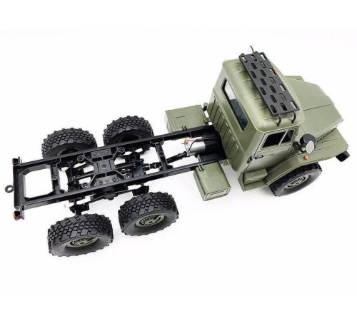 Радиоуправляемая машина WPL УРАЛ (зеленый) 6WD 2.4G 1/16 RTR