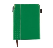 Записная книжка Cross Journal Signature A5, 250 страниц в линейку, ручка 3/4. Цвет - зеленый