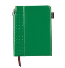 Записная книжка Cross Journal Signature A5, 250 страниц в линейку, ручка 3/4. Цвет - зеленый
