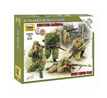 Сборные солдатики ZVEZDA Советские снайперы, 1/72