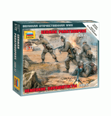 Сборные солдатики ZVEZDA Немецкие парашютисты, 1/72