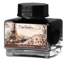 Флакон чернил Pierre Cardin 15мл, серия CITY FANTASY цвет Eiffel Murky Brown (Коричневый Эйфель)