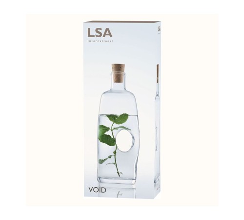 Lsa International Графин с пробкой Void, 1,1 л