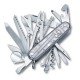 Нож перочинный VICTORINOX Swiss Champ, 91 мм, 31 функция, полупрозрачный серебристый