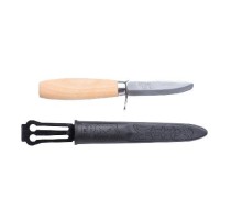 Нож Morakniv Rookie, нержавеющая сталь, деревянная ручка, 12991