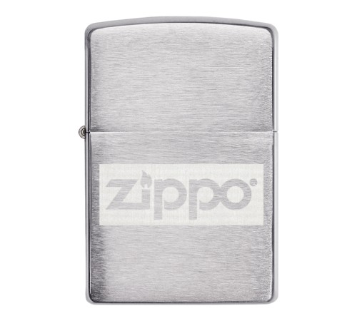 Подарочный набор ZIPPO: фляжка 89 мл и зажигалка, латунь/сталь, серебристый, в коробке с подвесом