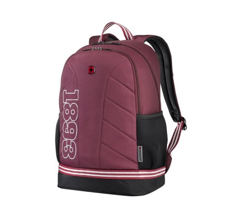 Рюкзак WENGER Collegiate Quadma 16”, красный, 100% полиэстер, 33х17х43 см, 22 л