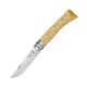 Нож Opinel №7 Nature, нержавеющая сталь, рукоять самшит, гравировка волны, 001552